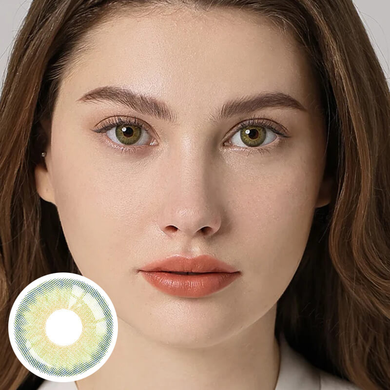 Catchu Look 3-tone Iris Green Lens