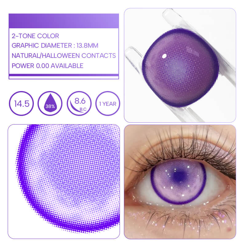 Catchu Look KOI Purple Cosplay Lens