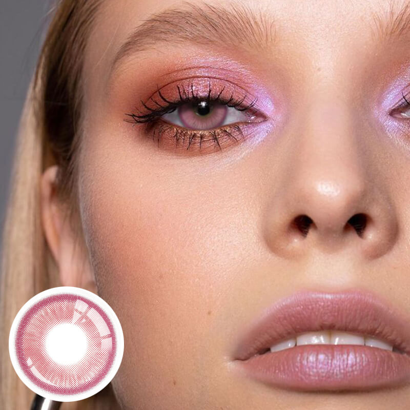Catchu 1-tone Pink Lenses