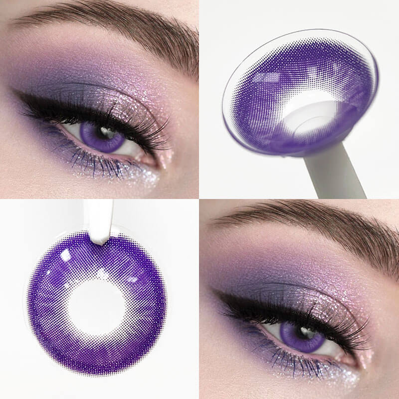 Catchu Look Cosplay Purple Lenses