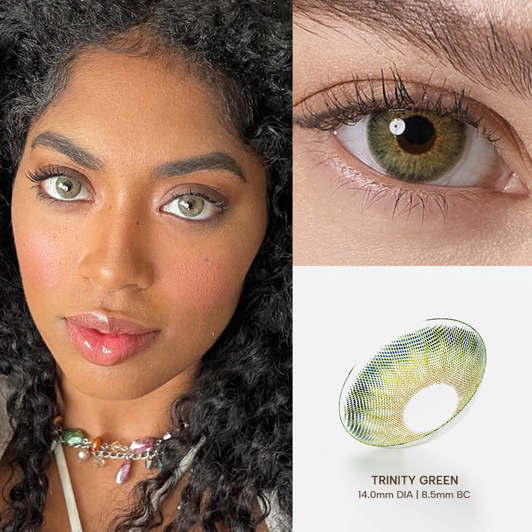 Catchu Look 3-tone Iris Green Lens