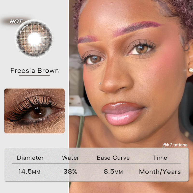 Catchu Look Freesia Brown Colored Lenses